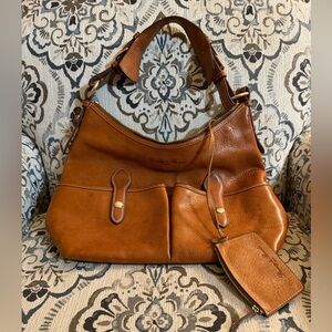 Dooney‎ & Bourke Vintage Brown Leather Shoulder Bag